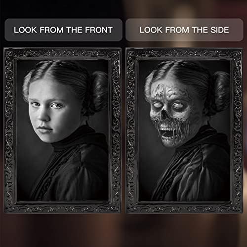 Halloween Wall Decor 3D Changing Faces Picture Frame Set