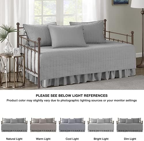Comfort Spaces Daybed Cover Set Kienna Grey 75x39 5 Piece