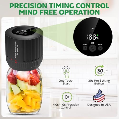 Wizcave Mason Jar Vacuum Sealer Kit