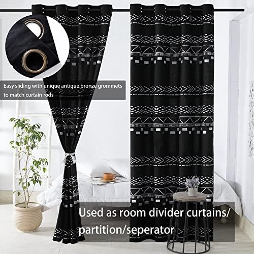 XTMYI Door Curtains 80 Inch Blackout Privacy Panel