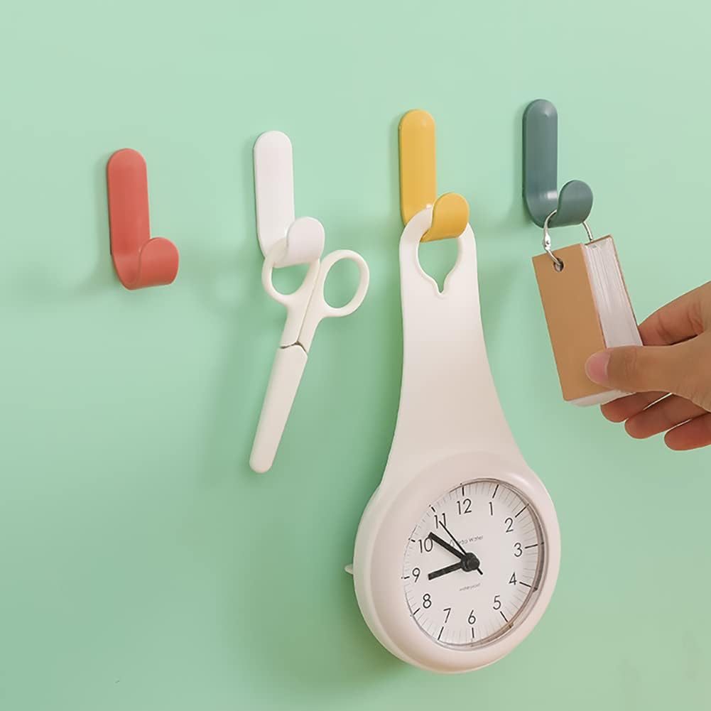 24 Pack Adhesive Hooks for Keys and More
