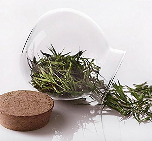 1Pcs 500ml Clear Glass Bottle with Cork Stopper