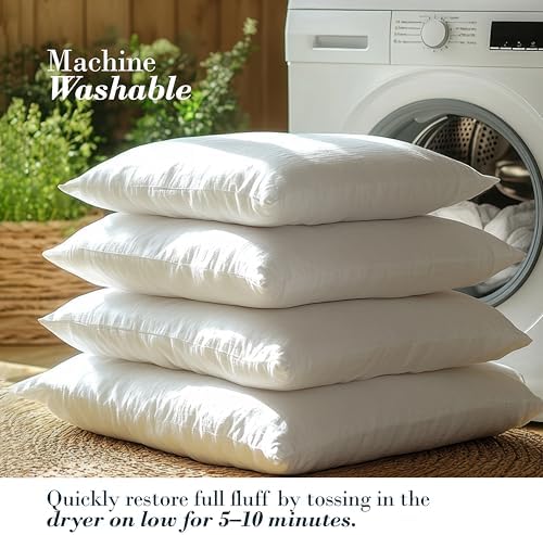 Mocassi Premium Ultra Soft Pillow Inserts Pack of 2
