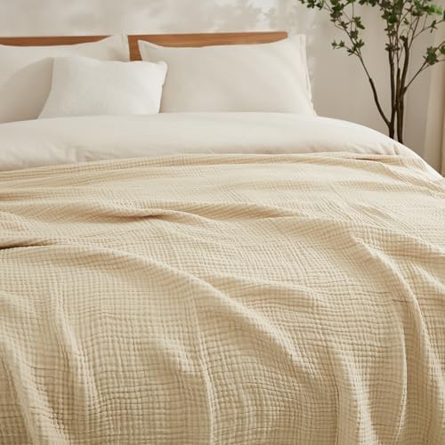 EMME Large 50x70 Cotton Throw Blanket for Women