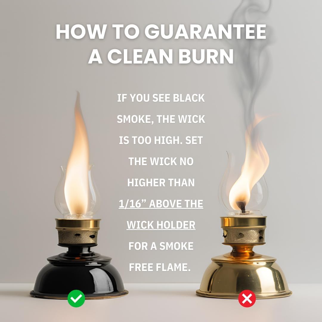 Smart Fuel Ethanol Paraffin Oil Lamp 32 oz