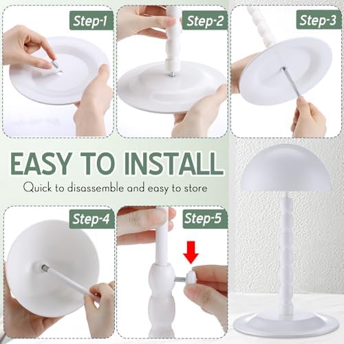 Geelin 4 Pcs Adjustable Metal Hat Stand
