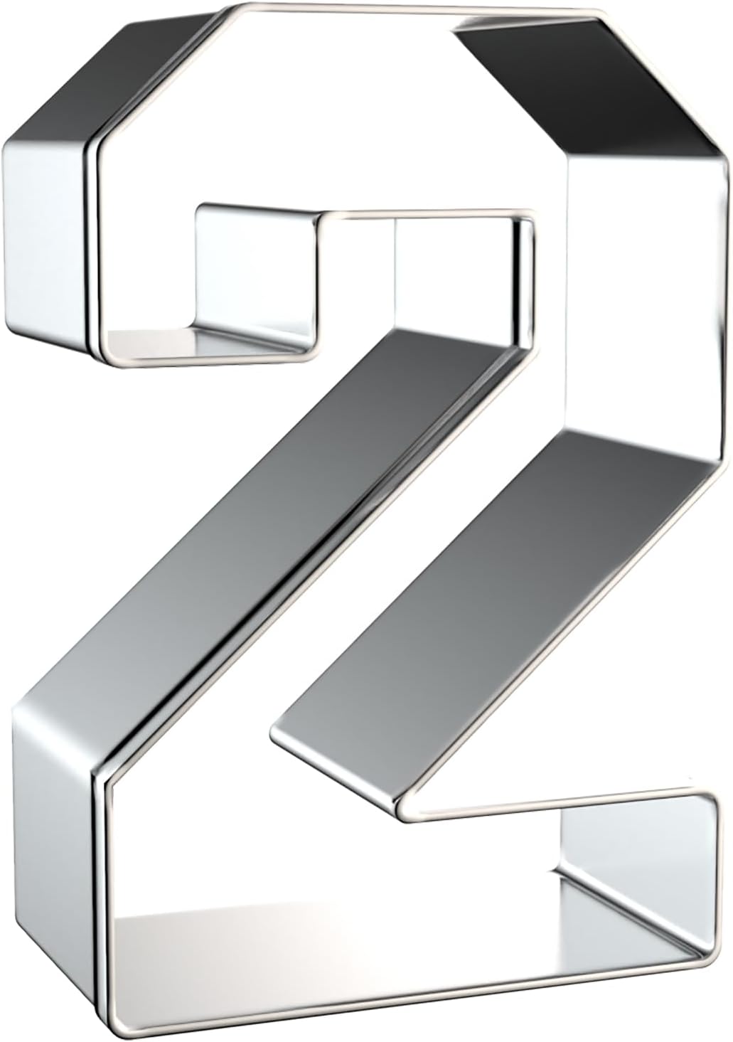 3 Inch Number Cookie Cutter Set - 9 Pieces Stainless Steel