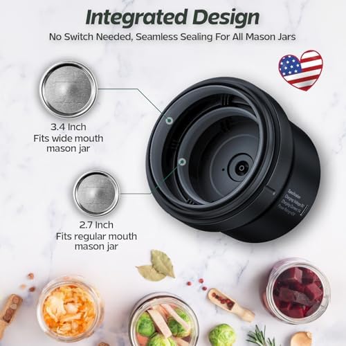 Presentastic 2025 Fully Automatic Mason Jar Vacuum Sealer