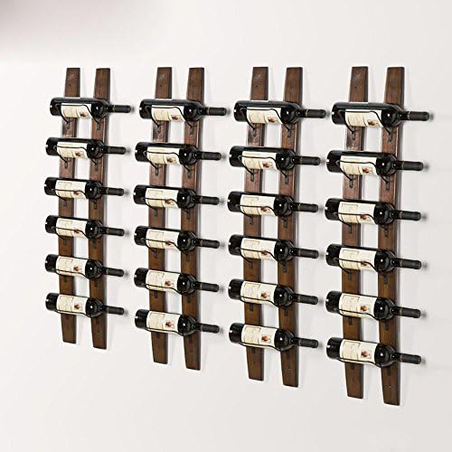 Wall Mounted Wine Rack with 6 Bottle Storage