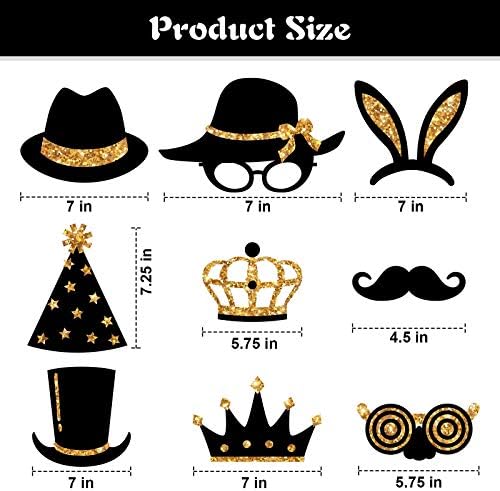 Zonon 24 Piece Funny Photo Booth Props Set
