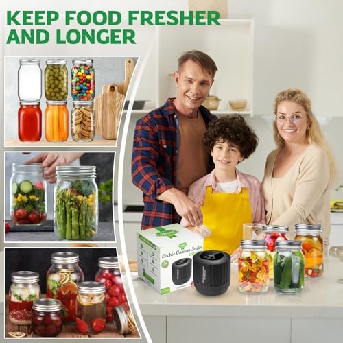 Wizcave Mason Jar Vacuum Sealer Kit