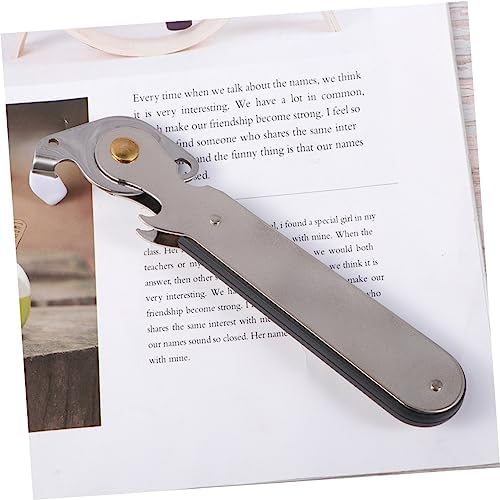 GRIRIW Multi-Use Can Opener with Bottle Opener and Lid Opener