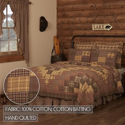VHC Brands Prescott Patchwork Cotton Quilt 120x105