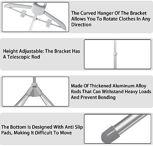 Garment Steamer Hanger with Ironing Glove and Stand