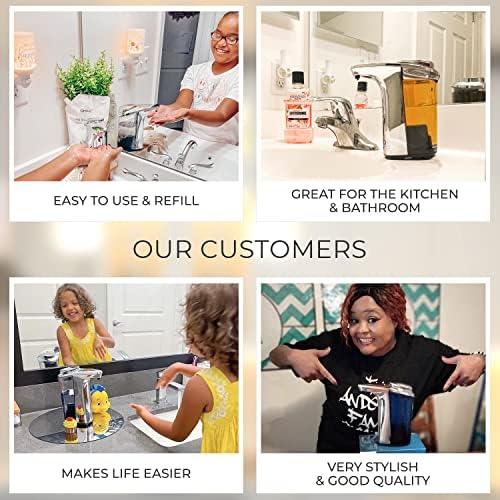 Everlasting Comfort Touchless Soap Dispenser with No Drip and Adjustable Output