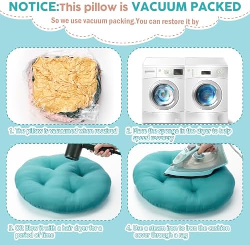 8 Pcs 16 Inch Floor Cushions for Kids Classroom Use