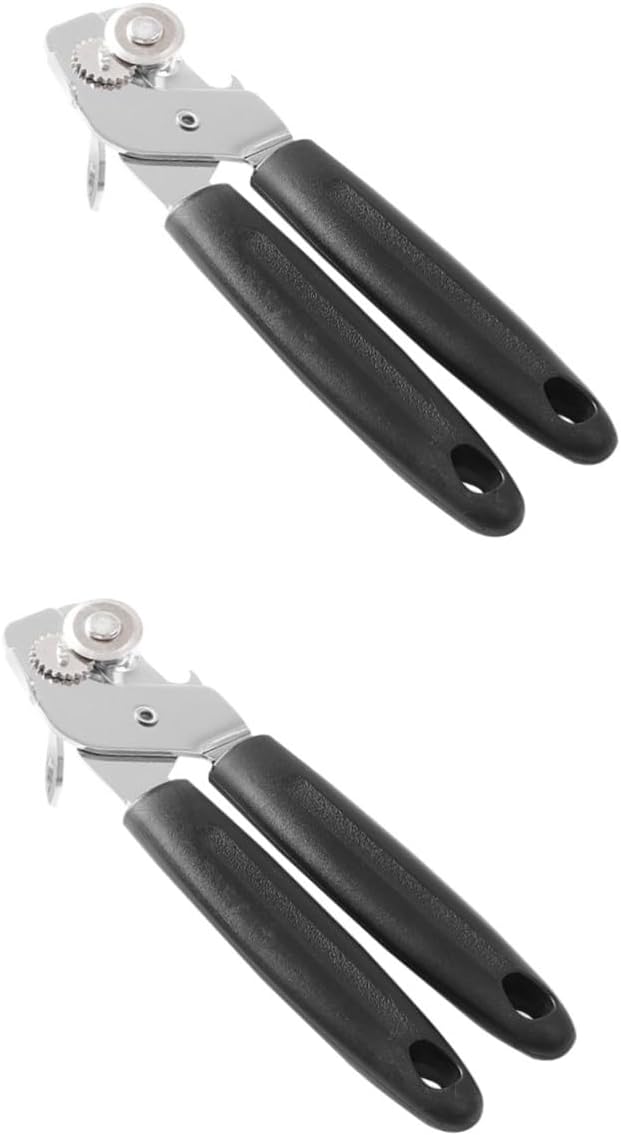 Zerodeko 2pcs Bottle Opener Kit Black Can Opener