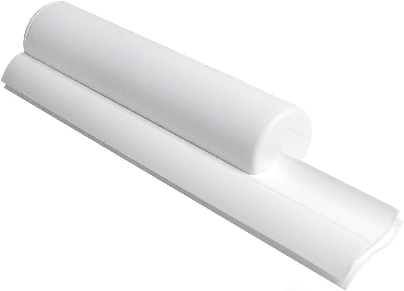 Cleret Dual Bladed Classic Bath Squeegee All White