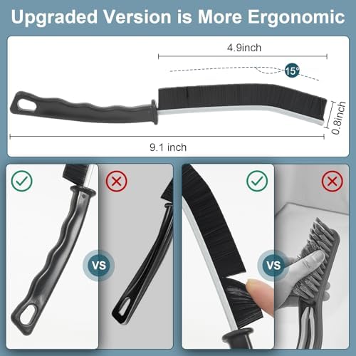 BUERWAY 3 Pcs Gap Cleaning Brush Tool Set