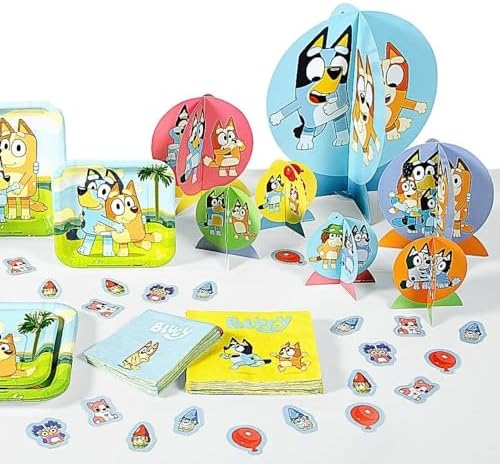 Bluey Table Centerpiece Kit 27 Piece Set