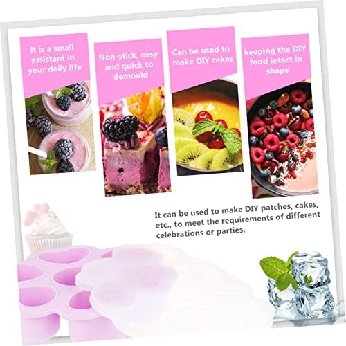 DOITOOL Purple Silicone Ice Cube Maker Set