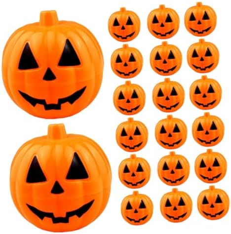 40pcs Halloween Pumpkin Candy Box for Party Favors and Treats