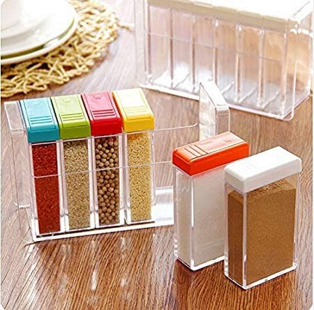 Reusable Plastic Salt and Pepper Shaker Set