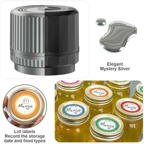 UNERVER M12 Auto Stop Electric Mason Jar Vacuum Sealer