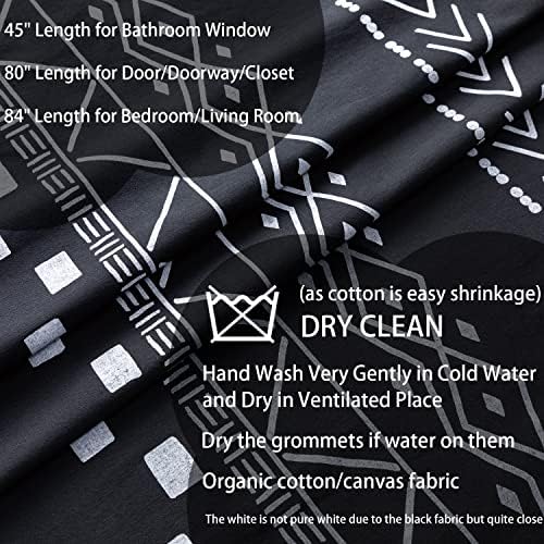 XTMYI Door Curtains 80 Inch Blackout Privacy Panel