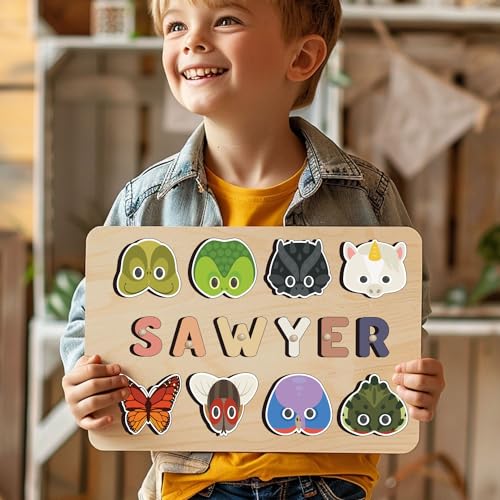 Personalized Wooden Name Puzzles For Toddlers