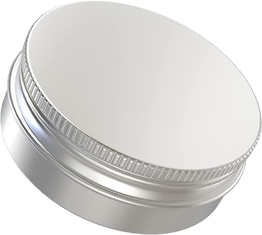 20 Pcs 2 Ounce Aluminum Tin Jar with Screw Lid