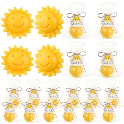 Demissle 20 Pcs Yellow Soap Baby Shower Favors