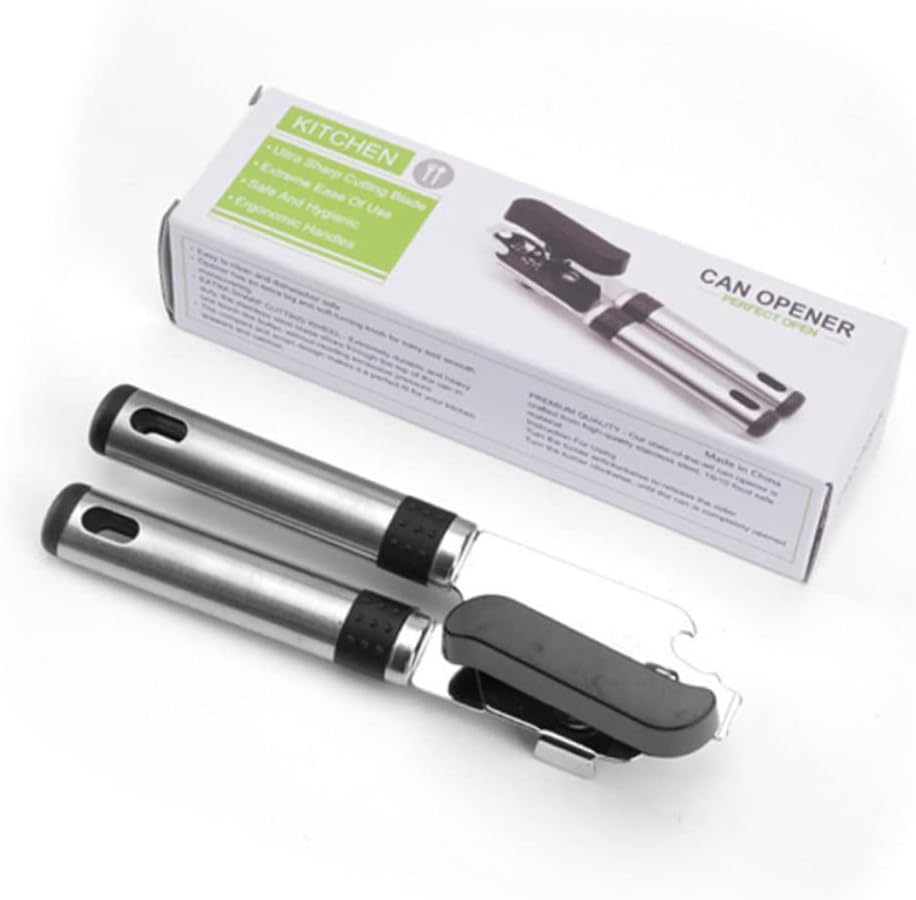 GRIRIW 1Pc Stainless Steel Can Opener and Bottle Opener