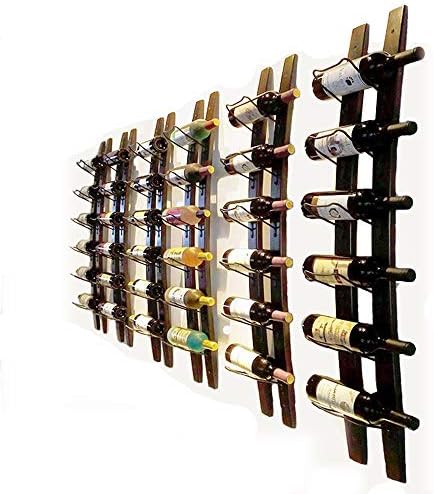 Wall Mounted Wine Rack with 6 Bottle Storage