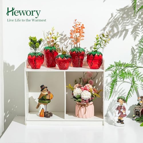 Glass Strawberry Plant Propagation Vases Set of 5