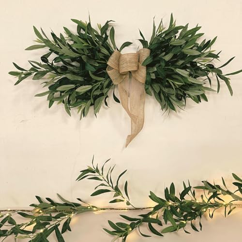 Firlar Artificial Olive Floral Swag 236 Inch Decor