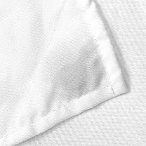 NY HOME Fabric Shower Curtain Liner with Magnets Hotel Quality 70x72 Inches