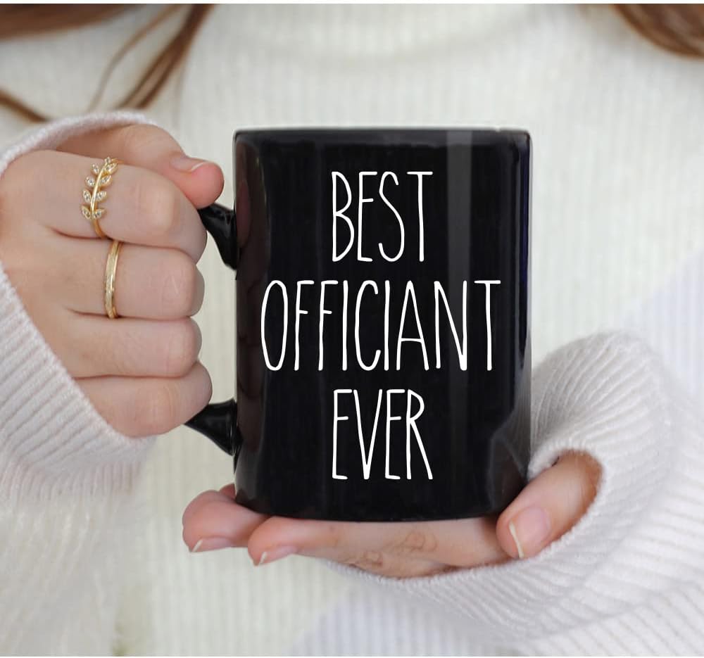 Funny Wedding Officiant Mug with Thank You Message