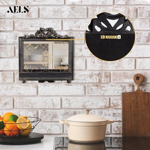 AELS Vintage Ornated Cookbook Stand Black