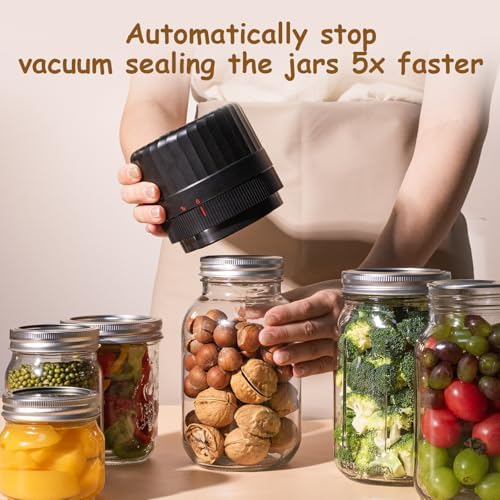 Fully Automatic Mason Jar Vacuum Sealer Kit