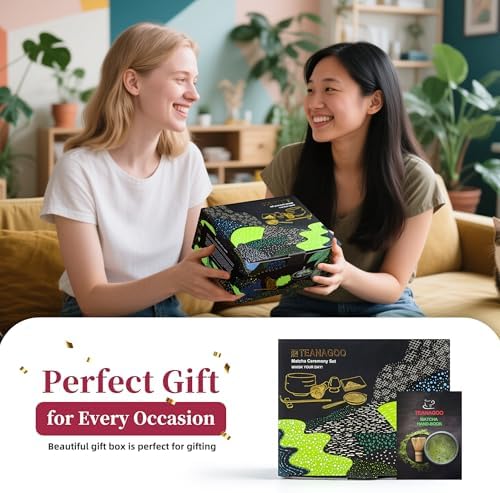 TEANAGOO 7-Piece Matcha Whisk Set for Ceremonies
