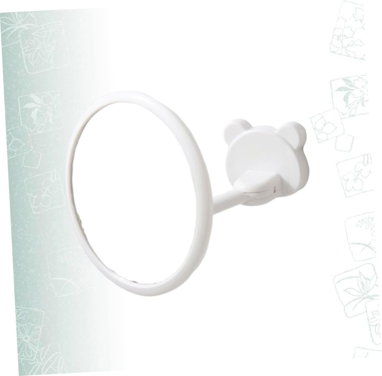 ULTECHNOVO 1Pc Wall Mounted Folding Makeup Mirror Adjustable Angle Nordic Style