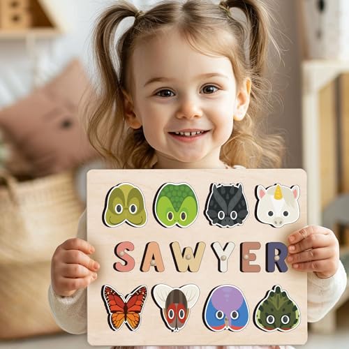 Personalized Wooden Name Puzzles For Toddlers