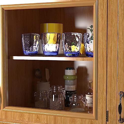 Blue Reusable Plastic Tumblers Set of 4 300ml