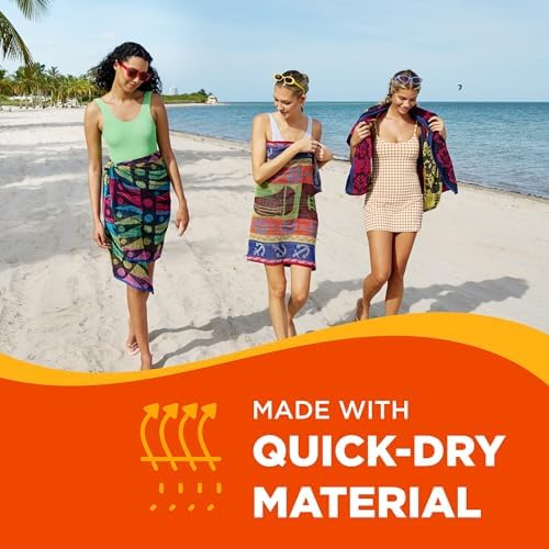 Ben Kaufman Sales Co Beach Towel Bundle - 30 x 60 Pack of 4