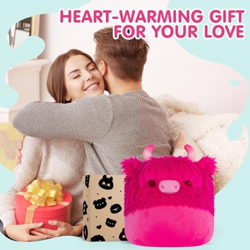 Ultimate Softness Highland Cow Hoodie Blanket - Cozy Flannel Wearable Blanket for Women