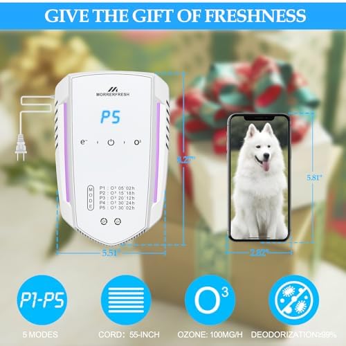 Morrerfresh Ozone Odor Eliminator for Pets Home Air Ionizer