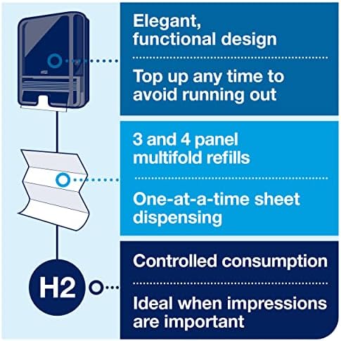 Tork Xpress Multifold Paper Towel Dispenser Black H2
