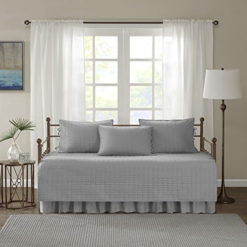 Comfort Spaces Daybed Cover Set Kienna Grey 75x39 5 Piece
