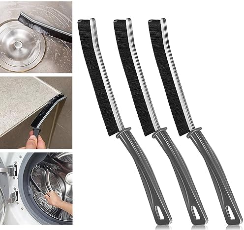 3PCS Gap Cleaning Brush for Kitchen Sink and Bathroom Tiles